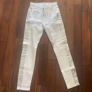 FRAME Le High Skinny Jeans (white)
